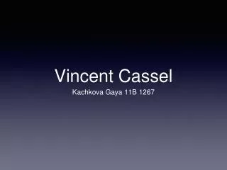 vincent cassel