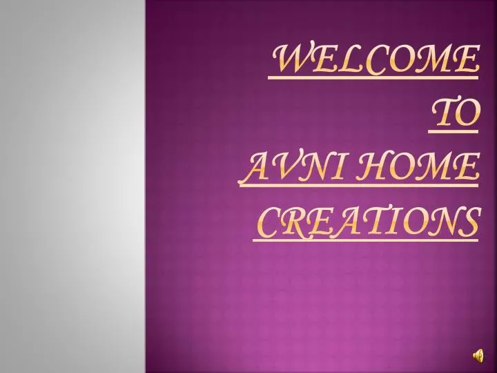 welcome to avni home creations