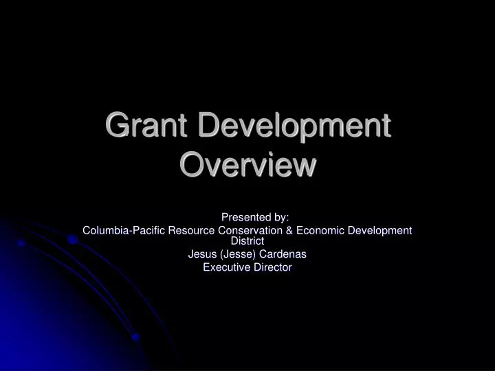grant development overview
