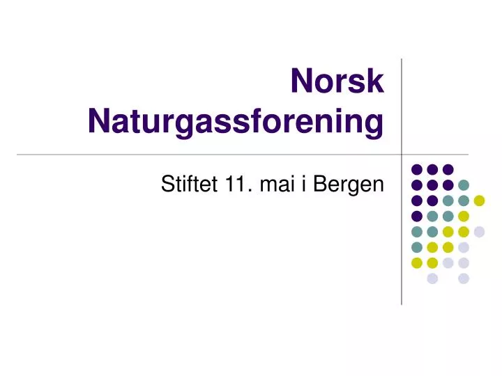 norsk naturgassforening