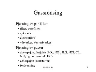 Gassrensing