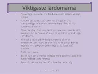 viktigaste l rdomarna