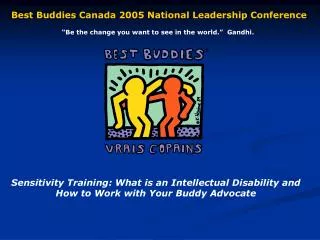 Sensitivity Training: What is an Intellectual Disability and How to Work with Your Buddy Advocate