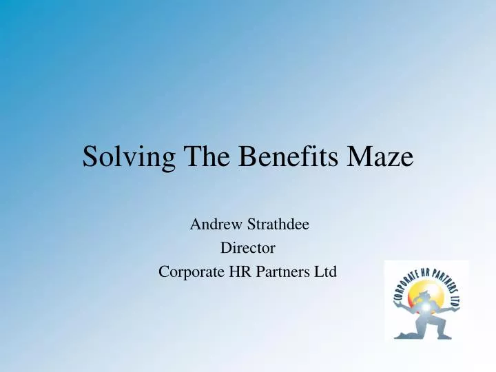 solving the benefits maze
