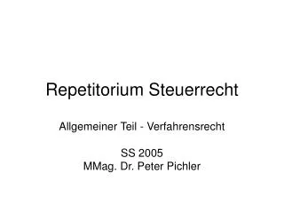repetitorium steuerrecht