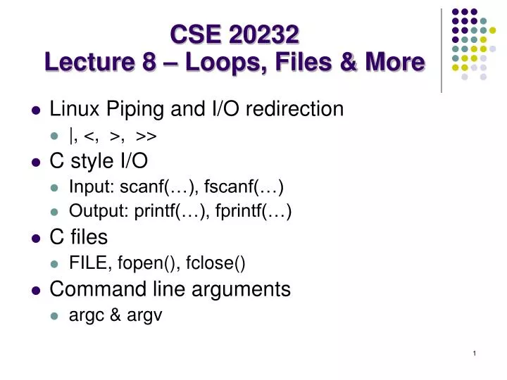 cse 20232 lecture 8 loops files more