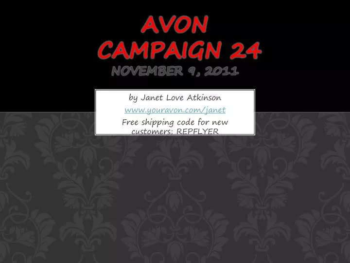 avon campaign 24 november 9 2011