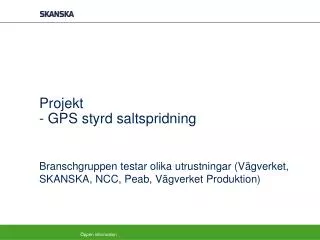 projekt gps styrd saltspridning