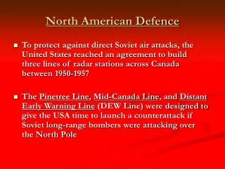 north american defence