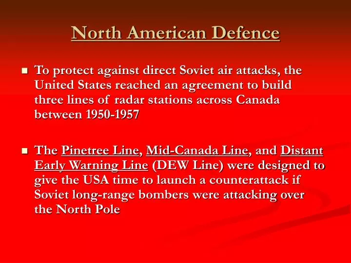 north american defence