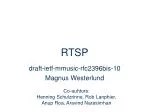 RTSP - slide 1