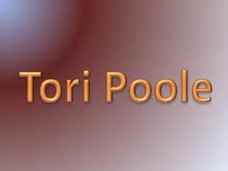 Tori Poole
