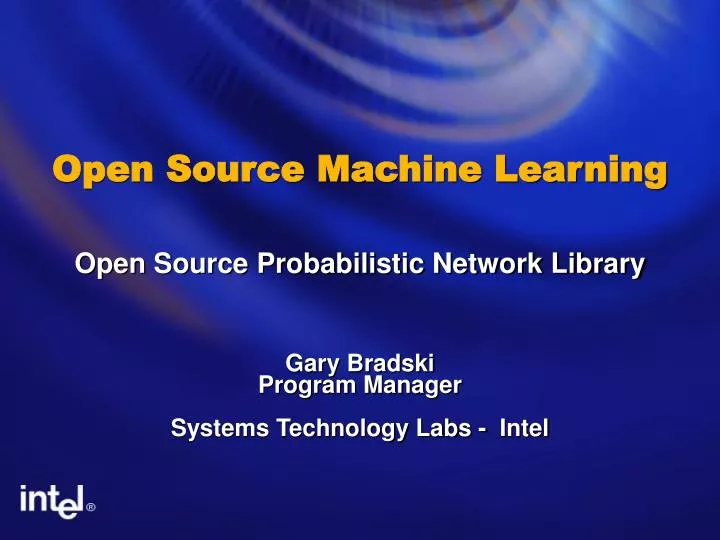 open source machine learning