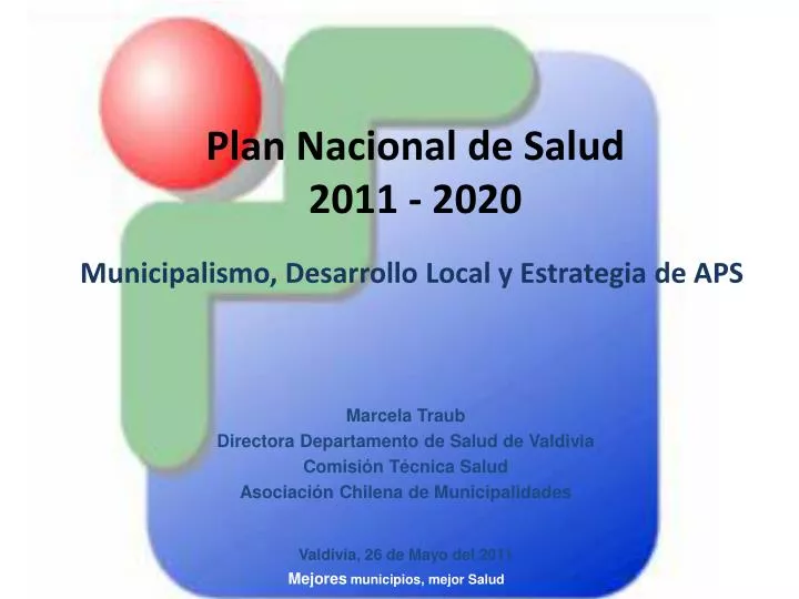 plan nacional de salud 2011 2020