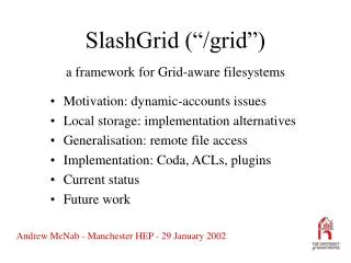 SlashGrid (“/grid”)