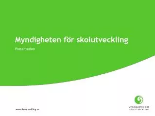 myndigheten f r skolutveckling
