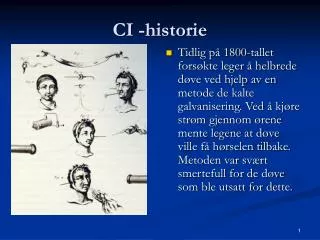 ci historie