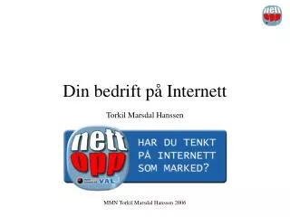 din bedrift p internett