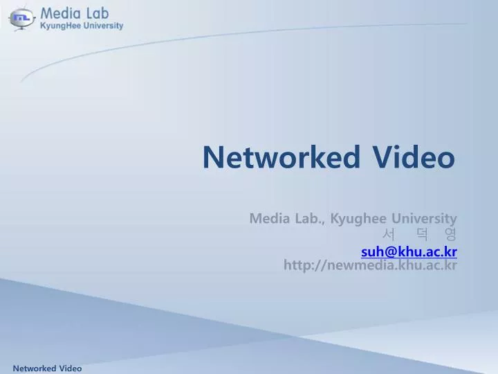 networked video