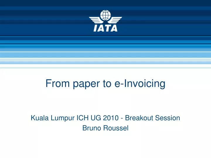 from paper to e invoicing
