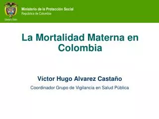 la mortalidad materna en colombia