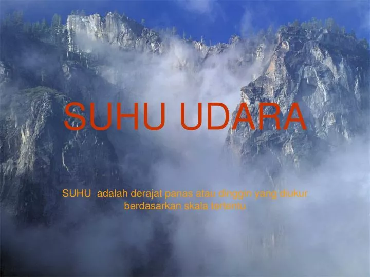 suhu udara