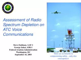 Assessment of Radio Spectrum Depletion on ATC Voice Communications