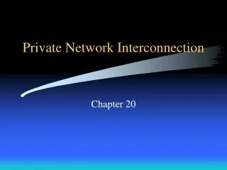 Private Network Interconnection