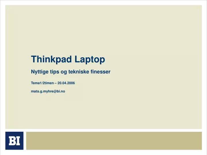 thinkpad laptop