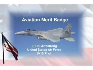 Lt Col Armstrong United States Air Force F-15 Pilot