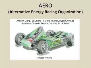 AERO ( A lternative E nergy R acing O rganization)