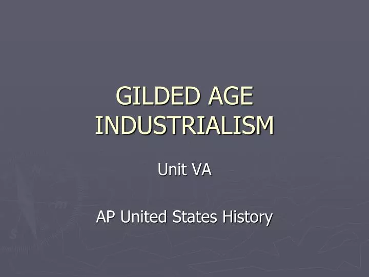 gilded age industrialism