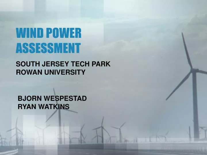 wind power assessment