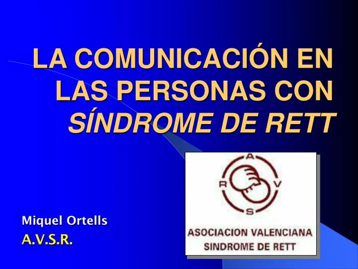 la comunicaci n en las personas con s ndrome de rett