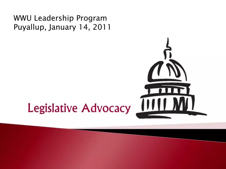 legislative advocacy