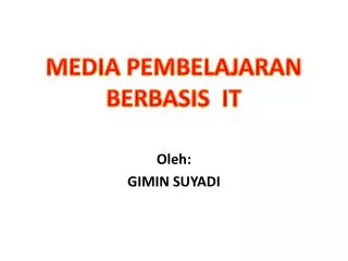 oleh gimin suyadi