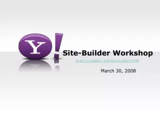 Site-Builder Workshop