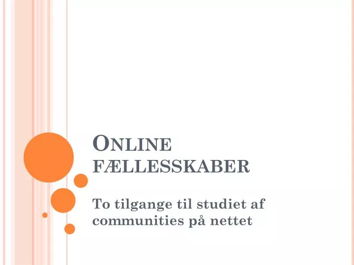 online f llesskaber