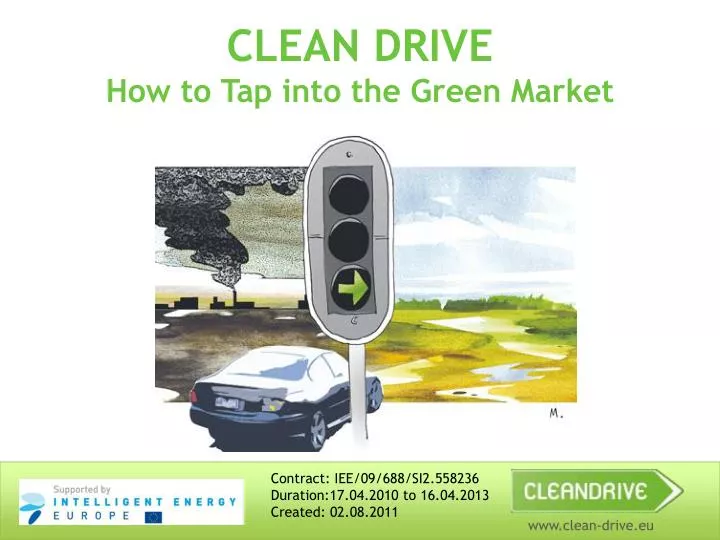 clean drive how to tap into the green market