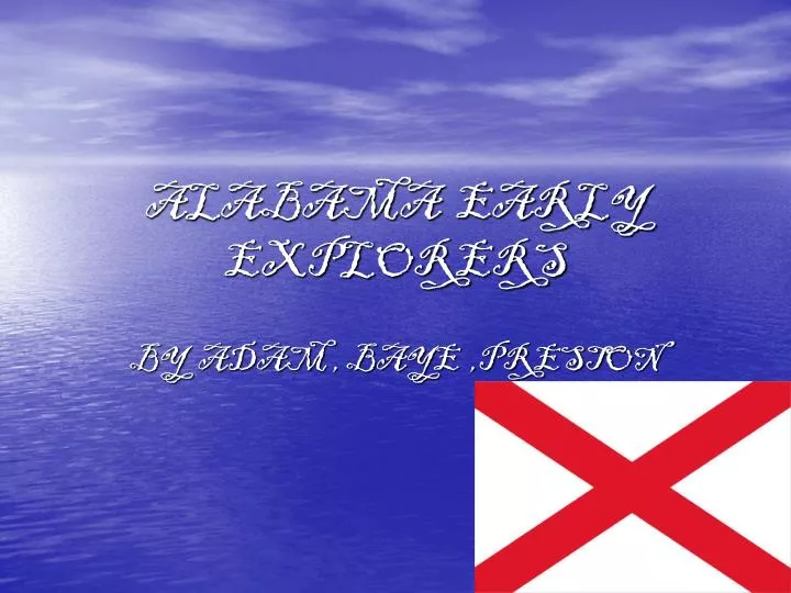 alabama early explorers