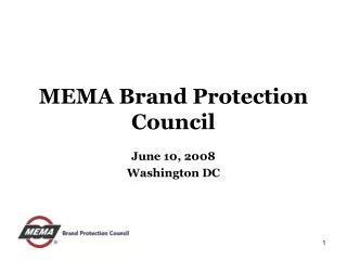 MEMA Brand Protection Council