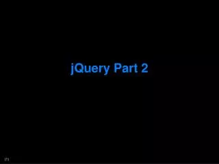 jQuery Part 2