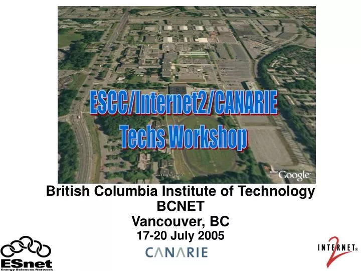 british columbia institute of technology bcnet vancouver bc 17 20 july 2005