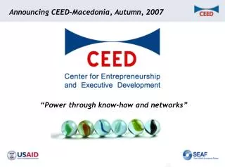 “Power through know-how and networks”
