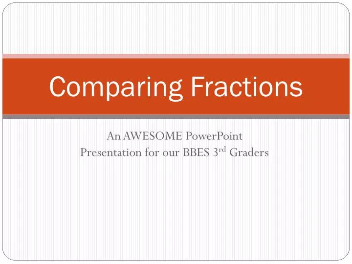 comparing fractions