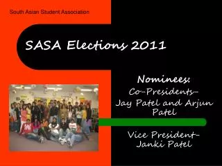 SASA Elections 2011