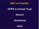 ABC is Possible - slide 1