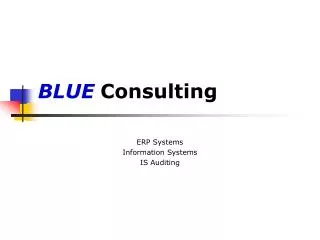 BLUE Consulting