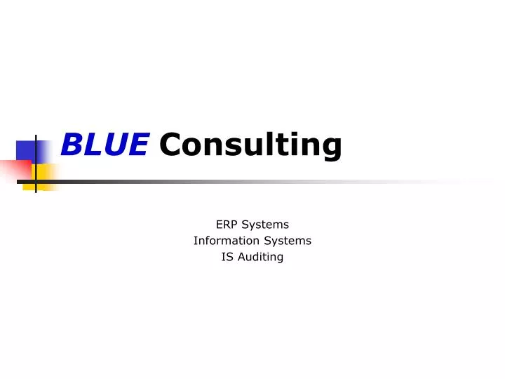 blue consulting