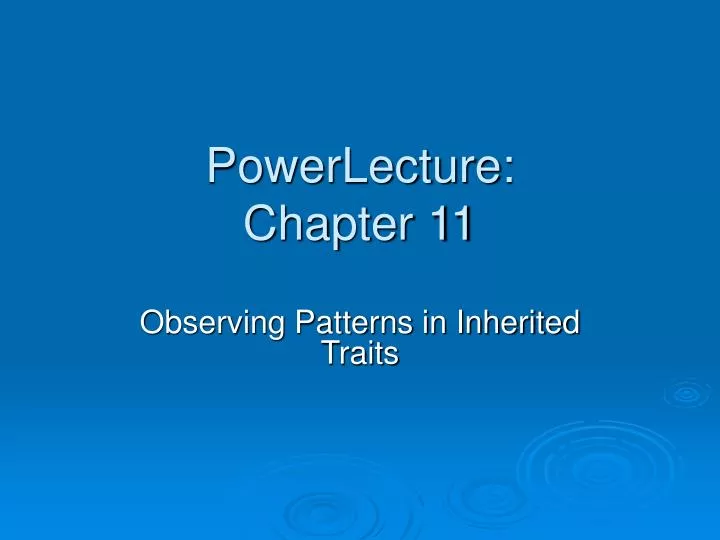 powerlecture chapter 11